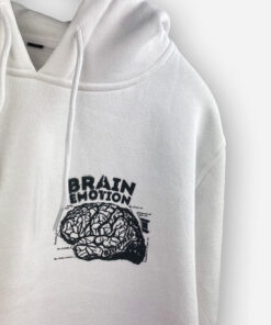 Brain Emotion Heavy Hoodie - Weiß