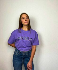 Oversized BGDRP 80s T-Shirt - Lavendel Lila