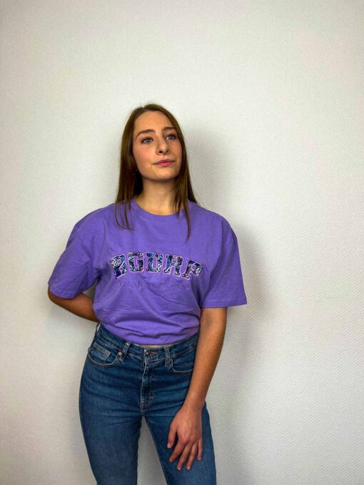 Oversized BGDRP 80s T-Shirt - Lavendel Lila