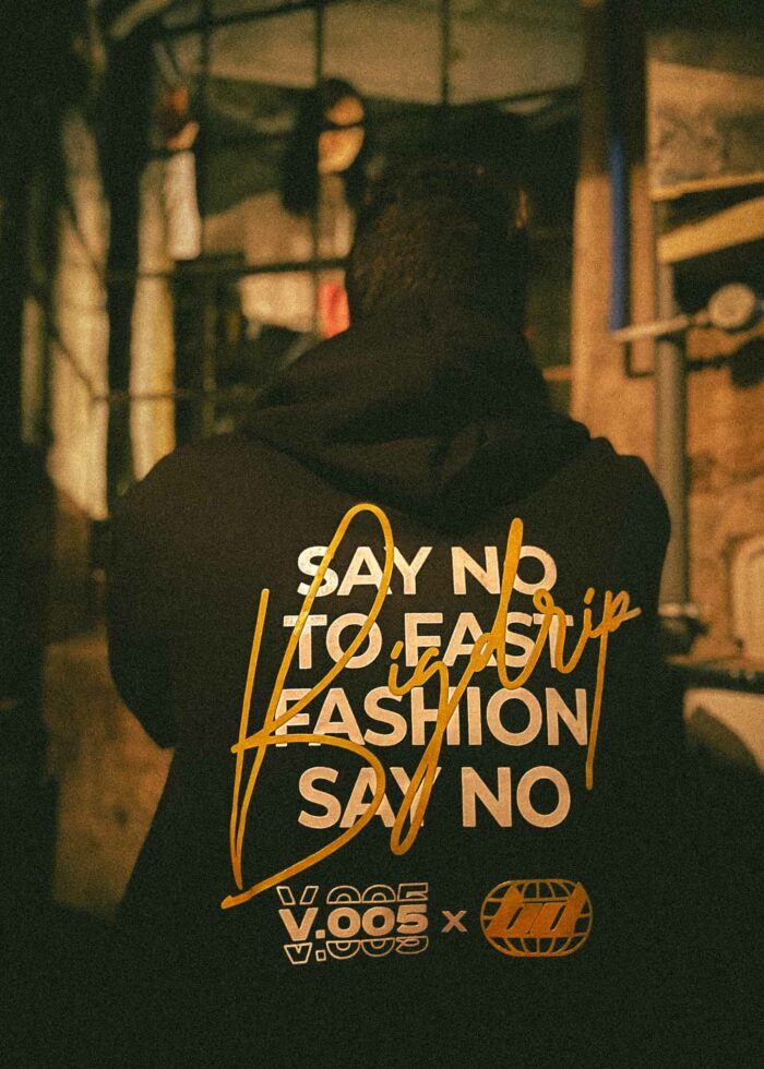 Say No To Fast Fashion Streetwear Jacke – Schwarz